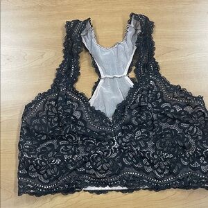 Torrid curve Black Lace Bralette size 1
